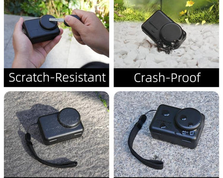 Sunnylife Portable Protective Cover Shock-proof Dust-proof Storage Box with Lanyard for DJI Osmo Action 6 / 5 Pro / 4 / 3, For DJI Osmo Action 6 / 5 Pro / 4 / 3