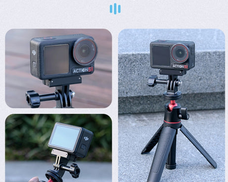 For DJI Osmo Action 5 Pro / 4  / 3 Magnetic Quick Release Base Mount Adapter