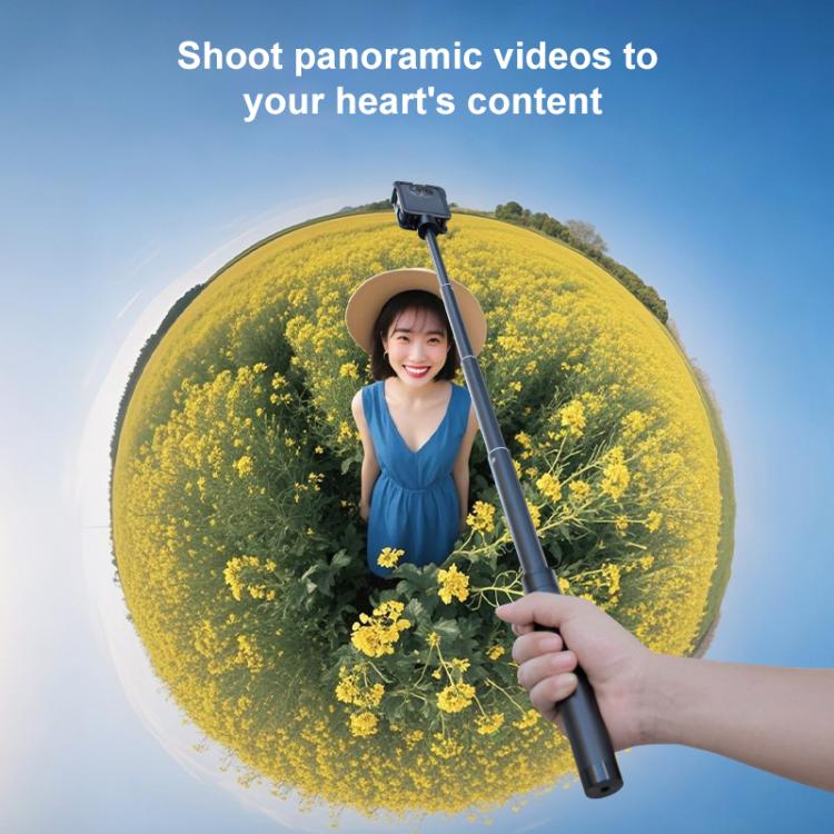 For DJI Osmo 360 PC Plastic Cage Frame with Cold Shoe