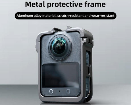 For DJI Osmo 360 Aluminum Alloy Protective Cage Expansion Frame