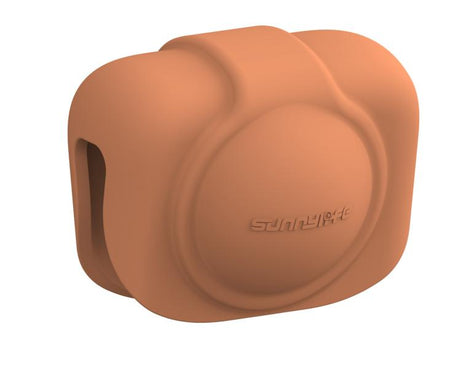 For DJI Osmo 360 Sunnylife Silicone Lens Cap Protective Cover Lens Protector