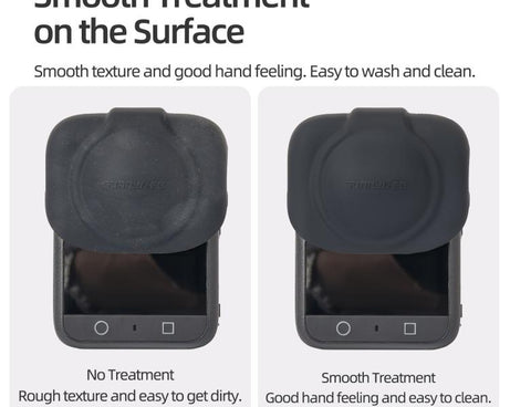 For DJI Osmo 360 Sunnylife Silicone Lens Cap Protective Cover Lens Protector