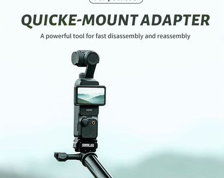 For DJI Pocket 3 STARTRC Quick Mount Adapter Extension Bracket