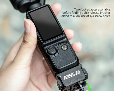 For DJI Pocket 3 STARTRC Quick Mount Adapter Extension Bracket