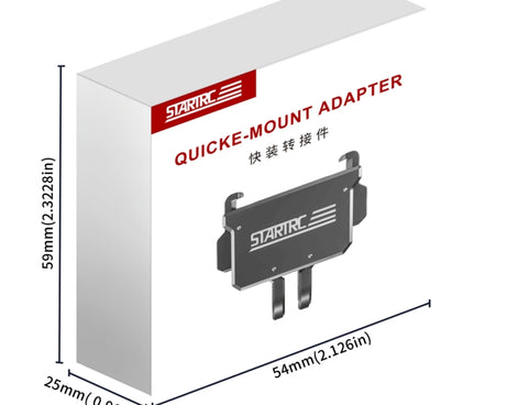 For DJI Pocket 3 STARTRC Quick Mount Adapter Extension Bracket