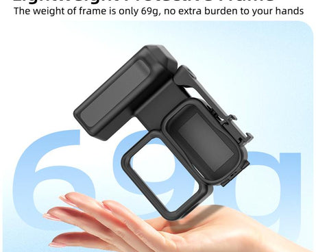 For DJI Osmo Nano Sunnylife Integrated Street Photography Handle Ergonomic Hand Grip Quick Release Shutter Handle, For DJI Osmo Nano