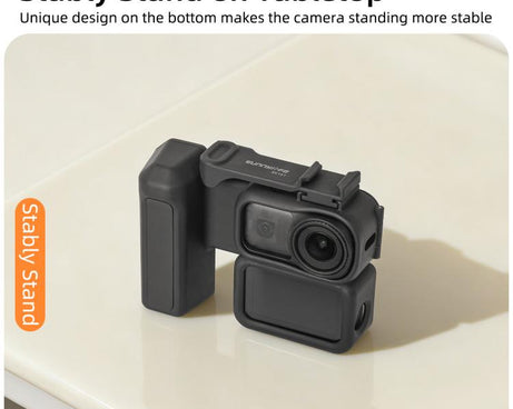 For DJI Osmo Nano Sunnylife Integrated Street Photography Handle Ergonomic Hand Grip Quick Release Shutter Handle, For DJI Osmo Nano