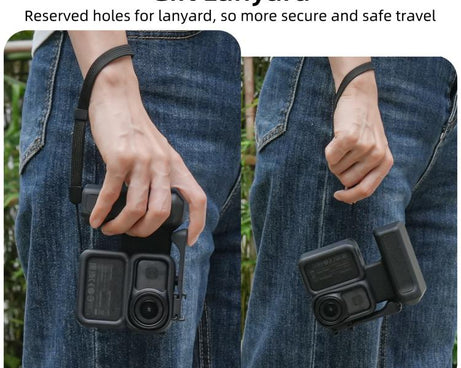 For DJI Osmo Nano Sunnylife Integrated Street Photography Handle Ergonomic Hand Grip Quick Release Shutter Handle, For DJI Osmo Nano