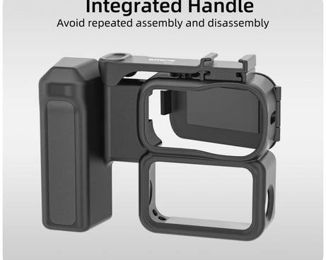 For DJI Osmo Nano Sunnylife Integrated Street Photography Handle Ergonomic Hand Grip Quick Release Shutter Handle, For DJI Osmo Nano