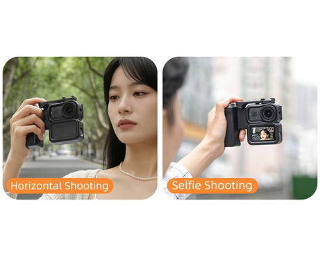For DJI Osmo Nano Sunnylife Integrated Street Photography Handle Ergonomic Hand Grip Quick Release Shutter Handle, For DJI Osmo Nano
