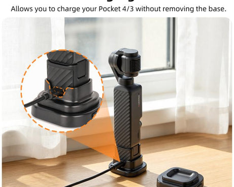 For DJI Osmo Pocket 4 / 3 Sunnylife Detachable Car & Desktop Base Stand Base Desktop Stabilizer Supporting Holder, OP4-DZ157