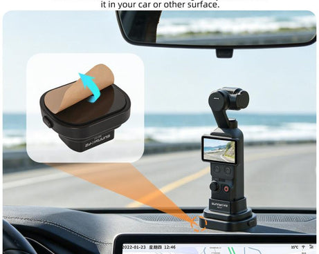 For DJI Osmo Pocket 4 / 3 Sunnylife Detachable Car & Desktop Base Stand Base Desktop Stabilizer Supporting Holder, OP4-DZ157