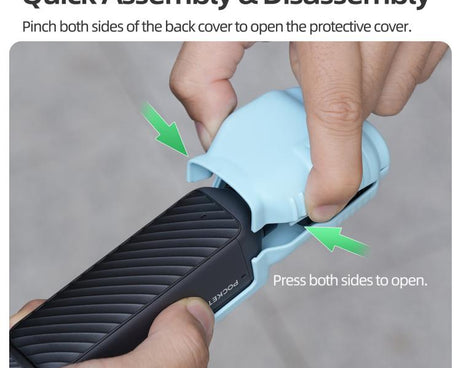 For DJI Osmo Pocket 4 Sunnylife Colorful Gimbal Cover Camera Protector Screen Guard Shield