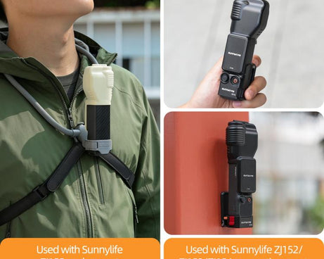 For DJI Osmo Pocket 4 Sunnylife Colorful Gimbal Cover Camera Protector Screen Guard Shield