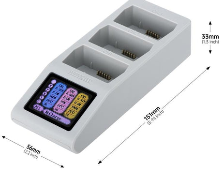 For DJI Mini 5 Pro / Mini 4 / Mini 3 Charging Butler Tri-Battery Charger Hub with Display Screen, For DJI Mini 5 Pro