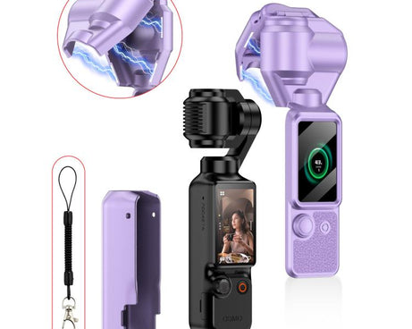 For DJI OSMO Pocket 4 GKK Gimbal Cover Camera Protector Screen Body Magnetic Full Cover, For DJI OSMO Pocket 4