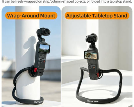 Sunnylife Magnetic POV Neck Mount Hand Free Video Vlog Neck Adjustable Selfie Holder with Body Strap For DJI Osmo Pocket 4P / 4 / 3, For DJI Osmo Pocket 4P / 4 / 3