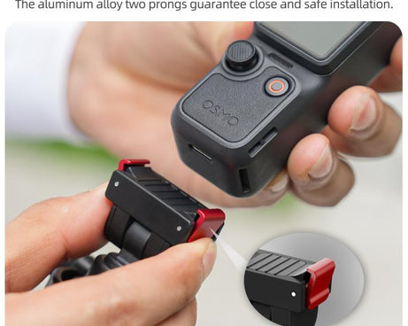 Sunnylife Magnetic POV Neck Mount Hand Free Video Vlog Neck Adjustable Selfie Holder with Body Strap For DJI Osmo Pocket 4P / 4 / 3, For DJI Osmo Pocket 4P / 4 / 3