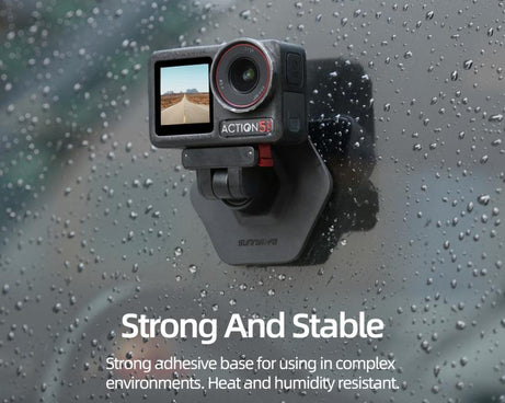 Sunnylife Magnetic Flexible Adhesive Helmet Mount Base Quick-Release Action Camera Holder For DJI Osmo 360 / Action 5 Pro / 4 / 3 / 2, For DJI Osmo 360 / Action 5 Pro / 4 / 3 / 2