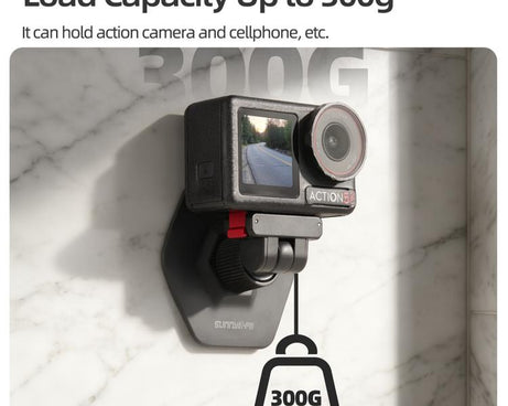 Sunnylife Magnetic Flexible Adhesive Helmet Mount Base Quick-Release Action Camera Holder For DJI Osmo 360 / Action 5 Pro / 4 / 3 / 2, For DJI Osmo 360 / Action 5 Pro / 4 / 3 / 2
