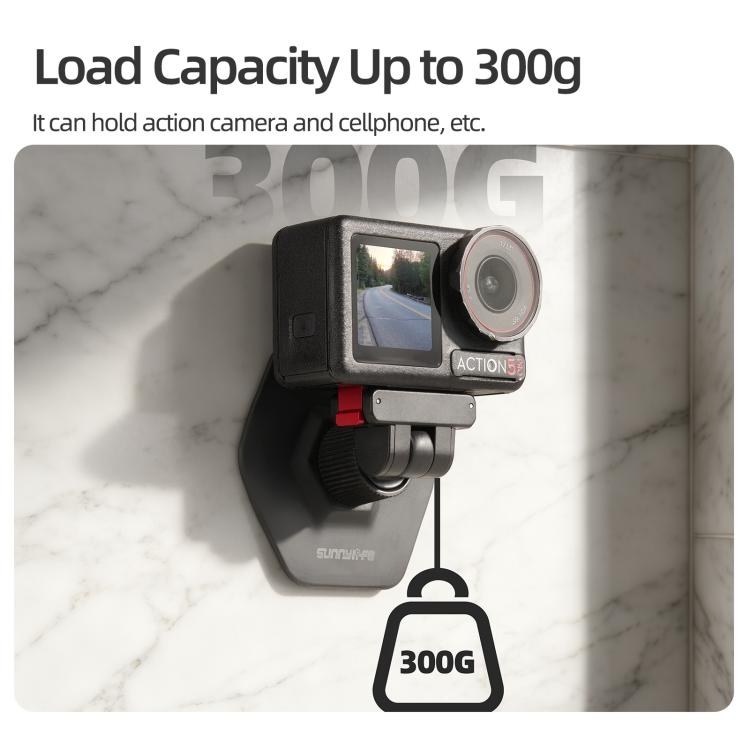 Sunnylife Magnetic Flexible Adhesive Helmet Mount Base Quick-Release Action Camera Holder For DJI Osmo 360 / Action 5 Pro / 4 / 3 / 2, For DJI Osmo 360 / Action 5 Pro / 4 / 3 / 2
