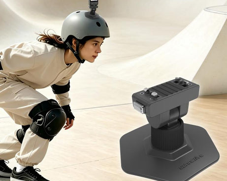 Sunnylife Magnetic Flexible Adhesive Helmet Mount Base Quick-Release Action Camera Holder For Insta360 X4 Air / X5 / Ace / Ace Pro 2 / 1, For Insta360 X4 Air / X5 / Ace / Ace Pro 2 / 1