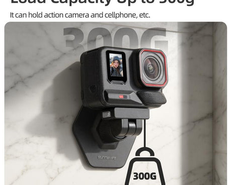 Sunnylife Magnetic Flexible Adhesive Helmet Mount Base Quick-Release Action Camera Holder For Insta360 X4 Air / X5 / Ace / Ace Pro 2 / 1, For Insta360 X4 Air / X5 / Ace / Ace Pro 2 / 1