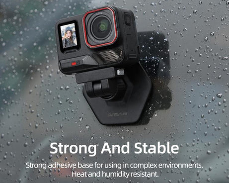 Sunnylife Magnetic Flexible Adhesive Helmet Mount Base Quick-Release Action Camera Holder For Insta360 X4 Air / X5 / Ace / Ace Pro 2 / 1, For Insta360 X4 Air / X5 / Ace / Ace Pro 2 / 1