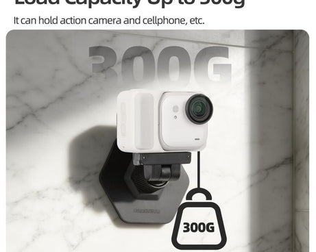 For Insta360 GO Ultra Sunnylife Magnetic Flexible Adhesive Helmet Mount Base Quick-Release Action Camera Holder, For Insta360 GO Ultra