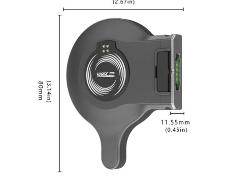 For DJI OM 7 / 7P STARTRC Magsafe Ring Adapter Phone Holder, For DJI OM 7 / 7P Magnetic Adapter
