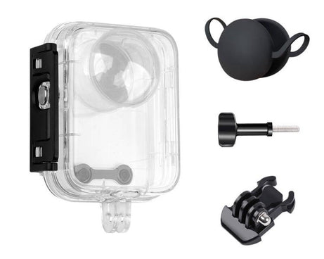 For DJI Osmo 360 50m Depth Waterproof Housing Case with Lens Silicone Cap, For DJI Osmo 360