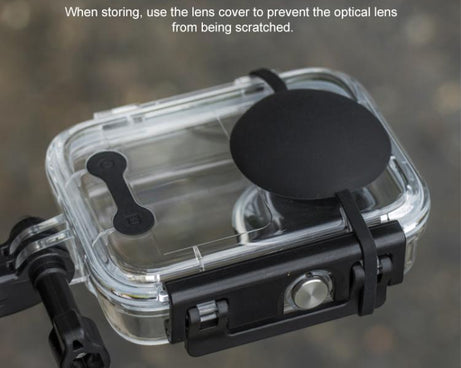 For DJI Osmo 360 50m Depth Waterproof Housing Case with Lens Silicone Cap, For DJI Osmo 360