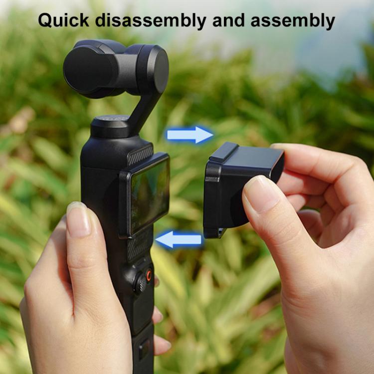 For DJI Osmo Pocket 3 BRDRC Sunshade Hood Screen Shade