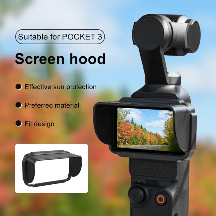 For DJI Osmo Pocket 3 BRDRC Sunshade Hood Screen Shade