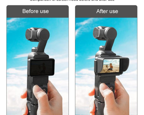 For DJI Osmo Pocket 3 BRDRC Sunshade Hood Screen Shade