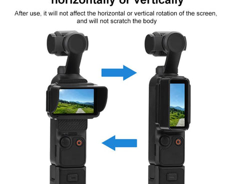 For DJI Osmo Pocket 3 BRDRC Sunshade Hood Screen Shade
