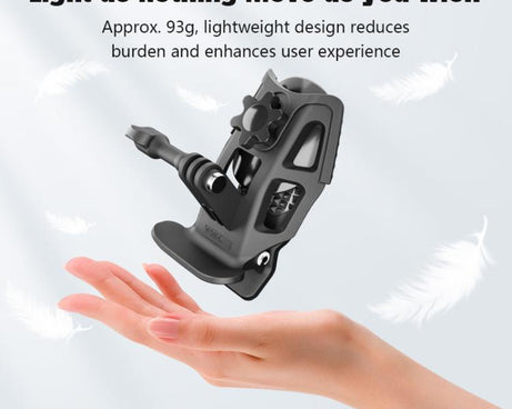 STARTRC Helmet Chin Mount Clip For GoPro, Insta360, DJI and Other Action Cameras