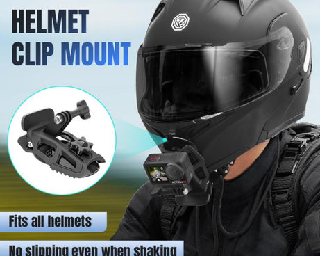 STARTRC Helmet Chin Mount Clip For GoPro, Insta360, DJI and Other Action Cameras