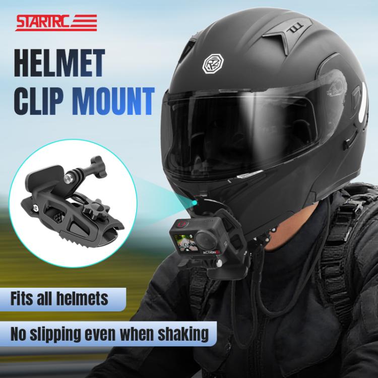 STARTRC Helmet Chin Mount Clip For GoPro, Insta360, DJI and Other Action Cameras