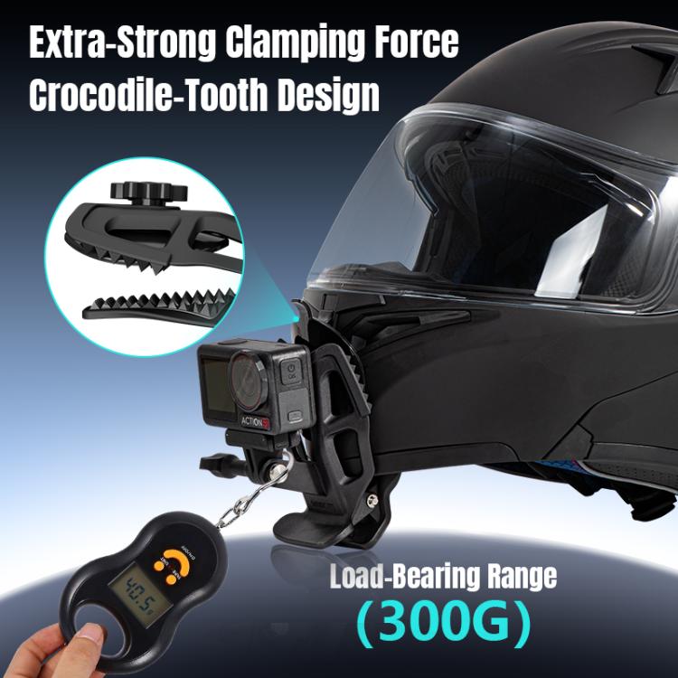 STARTRC Helmet Chin Mount Clip For GoPro, Insta360, DJI and Other Action Cameras