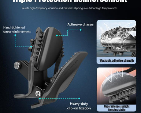 STARTRC Helmet Chin Mount Clip For GoPro, Insta360, DJI and Other Action Cameras