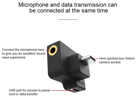 CYNOVA C-AC-003 Charging Audio Adapter for DJI Osmo Action 1