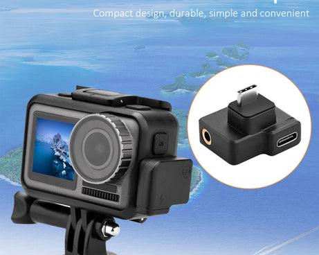 CYNOVA C-AC-003 Charging Audio Adapter for DJI Osmo Action 1