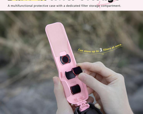 For DJI Osmo Pocket 3 STARTRC Storage Box Protective Case with Lanyard