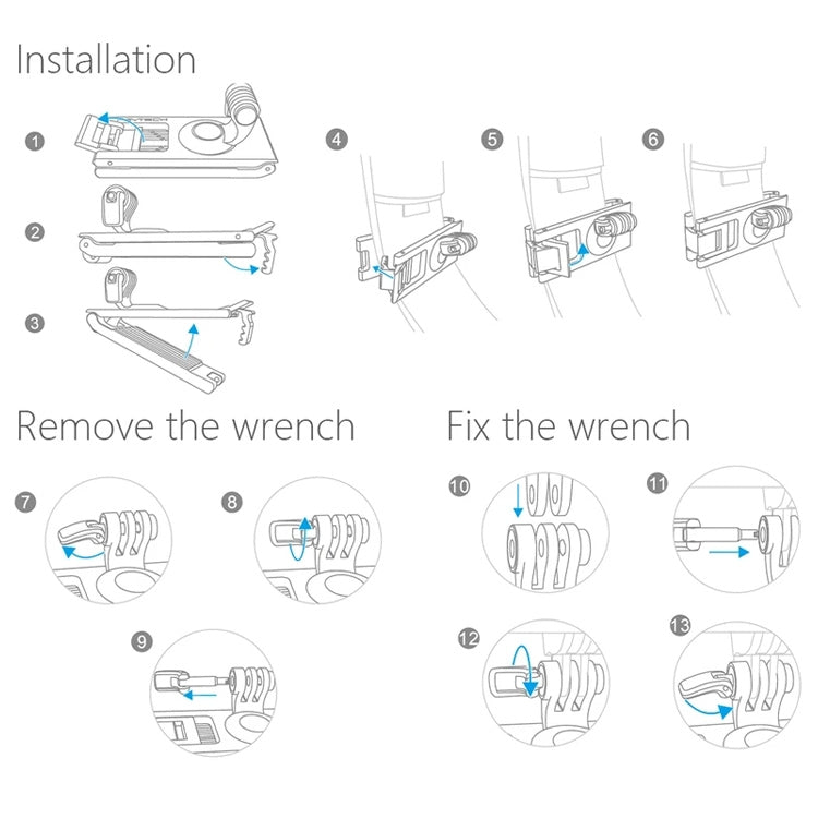 PGYTECH P-18C-019 Strap Fixed Holder for DJI Osmo Pocket / Action