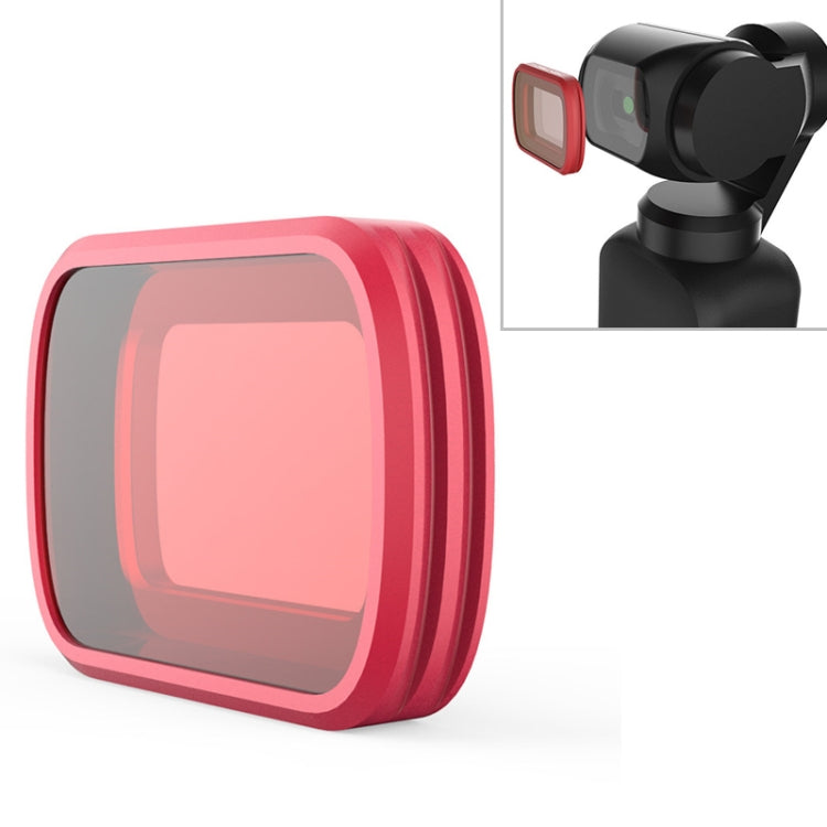PGYTECH P-18C-016 Light Red Snorkeling Filter Profession Diving Color Lens Filter for DJI Osmo Pocket