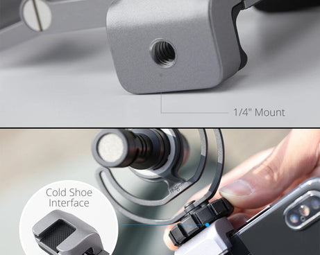 PGYTECH P-18C-029 Aluminum Alloy Mobile Phone Fixing Bracket+ for DJI OSMO Pocket