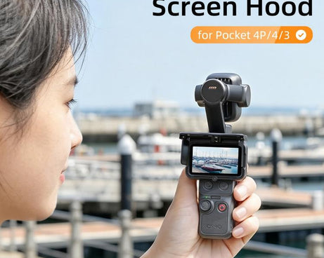 Sunnylife Screen Sun Hood Guard Screen Monitor Cover Protector For DJI Osmo Pocket 4P / 4 / 3