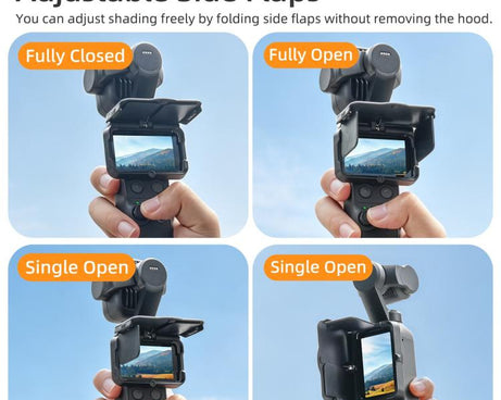 Sunnylife Screen Sun Hood Guard Screen Monitor Cover Protector For DJI Osmo Pocket 4P / 4 / 3