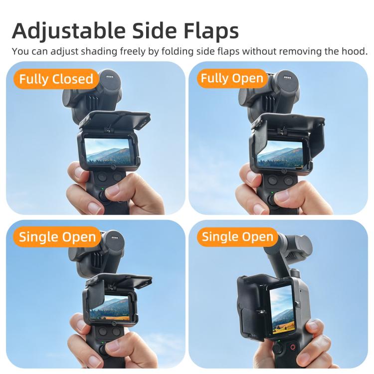 Sunnylife Screen Sun Hood Guard Screen Monitor Cover Protector For DJI Osmo Pocket 4P / 4 / 3